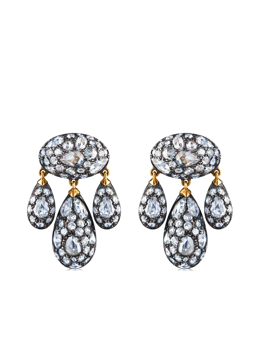 Серьги Modern Girandole из желтого золота с бриллиантами FRED LEIGHTON, золотой 
Серьги Modern Girandole из желтого золота с бриллиантами FRED LEIGHTON, золотой