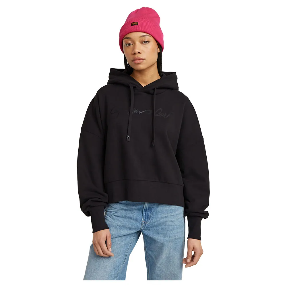 Худи G-Star D25168-D562, черный 
Худи G-Star D25168-D562, черный