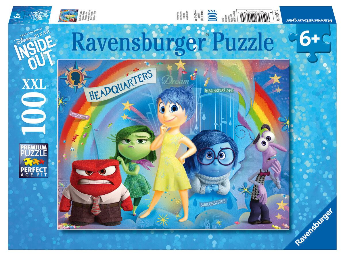 Ravensburger, 2D пазл для детей, Inside Out, 100 деталей
Ravensburger, 2D пазл для детей, Inside Out, 100 деталей