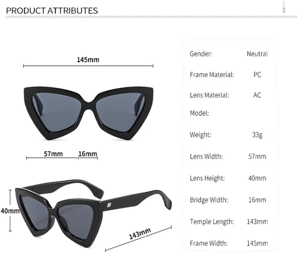 Винтажные треугольные солнцезащитные очки для женщин, модное украшение, ретро-солнцезащитные очки «кошачий глаз» для мужчин, удобные треугольные очки generic, C2
Винтажные треугольные солнцезащитные очки для женщин, модное украшение, ретро-солнцезащитные очки «кошачий глаз» для мужчин, удобные треугольные очки generic, C2