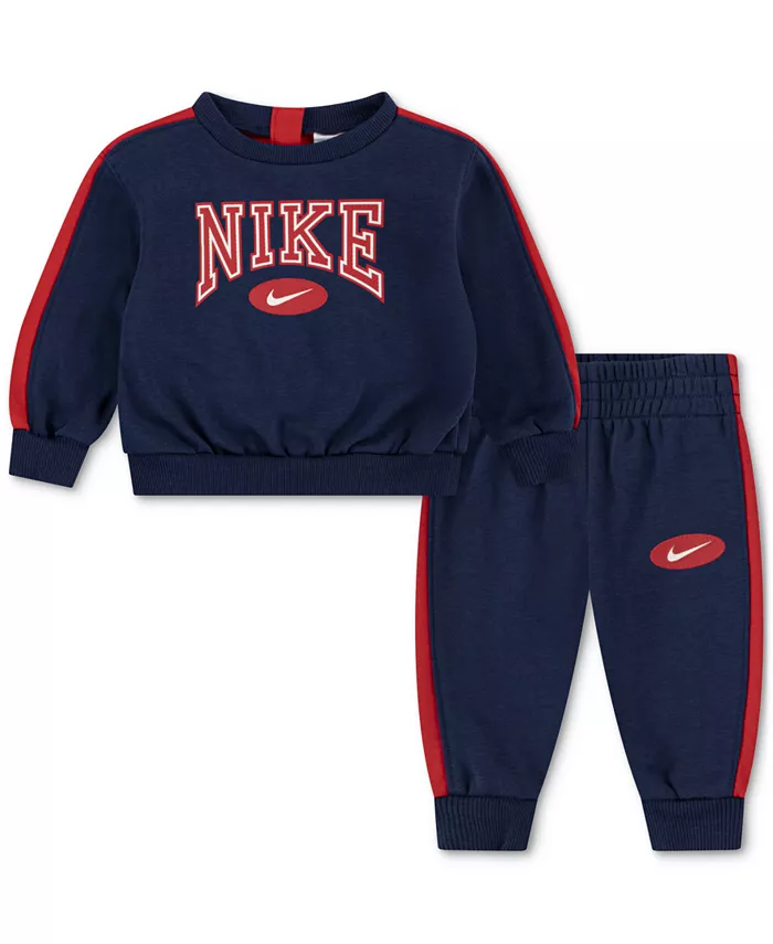 Комплект из 2 предметов: толстовка и штаны для игрового дня для мальчиков Nike, синий
Комплект из 2 предметов: толстовка и штаны для игрового дня для мальчиков Nike, синий