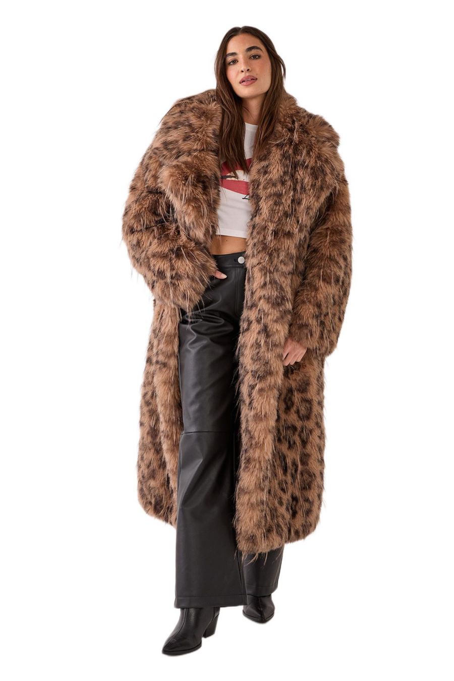 Удлиненное пальто из искусственного меха Nasty Gal, Brown
Удлиненное пальто из искусственного меха Nasty Gal, Brown