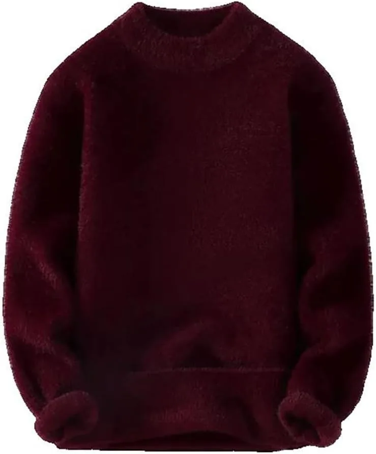 Мужской свитер с воротником-стойкой из мягкого махрового велюра Xingfenly
Мужской свитер с воротником-стойкой из мягкого махрового велюра Xingfenly