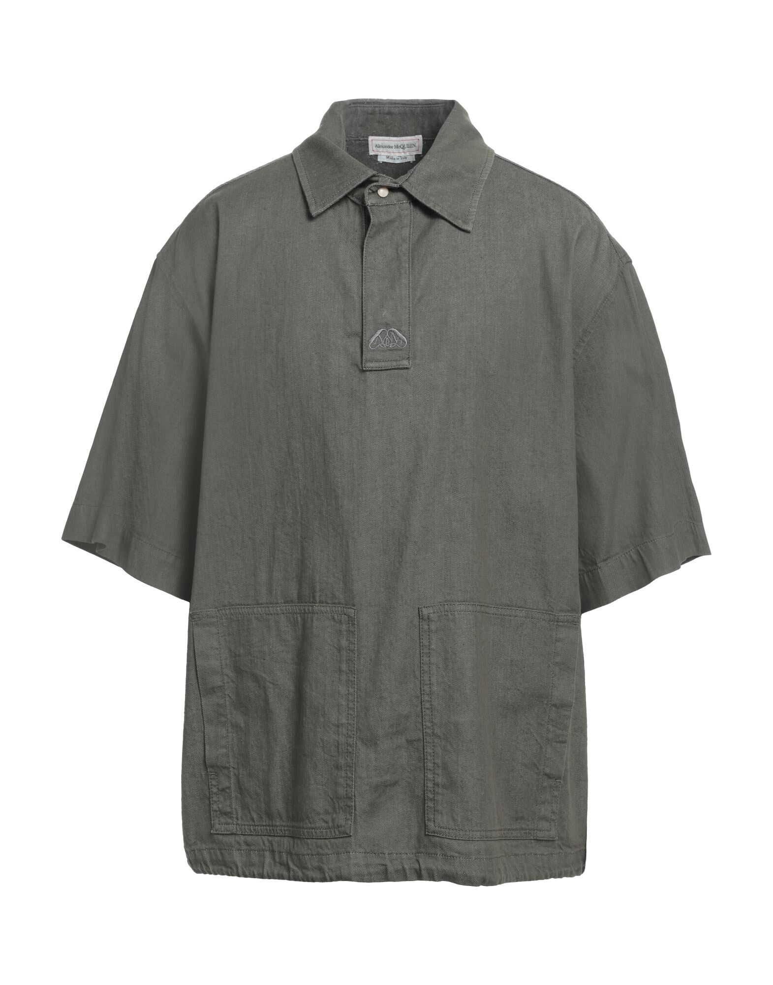 Рубашка джинсовая Alexander Mcqueen, серо-зеленый
Рубашка джинсовая Alexander Mcqueen, серо-зеленый