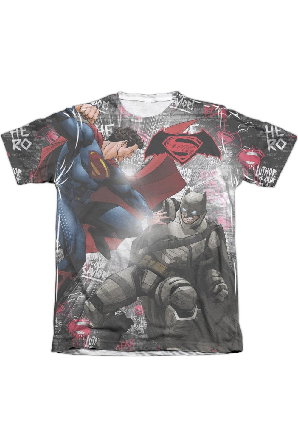 Футболка с коротким рукавом Batman V Superman Showdown для взрослых из полиэстера/хлопка Gildan, белый
Футболка с коротким рукавом Batman V Superman Showdown для взрослых из полиэстера/хлопка Gildan, белый