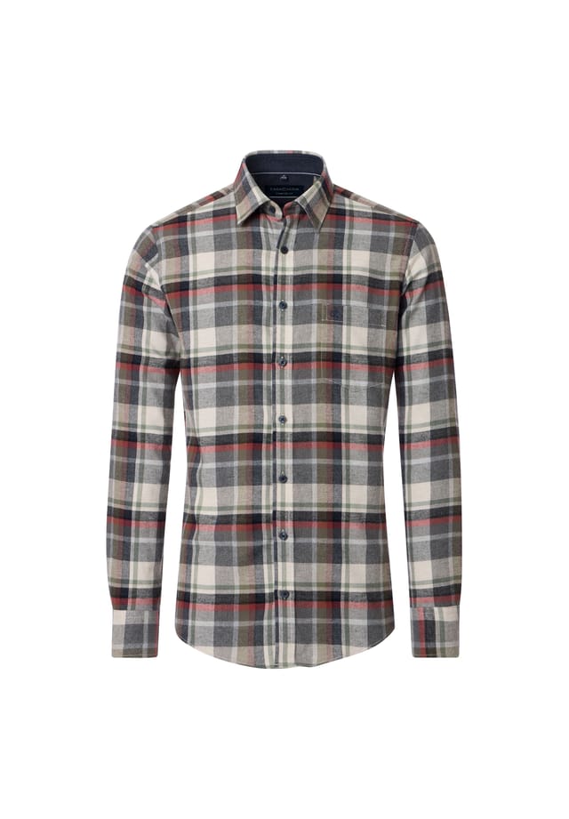 Рубашка свободного кроя в клетку Casamoda, зеленый
Рубашка свободного кроя в клетку Casamoda, зеленый