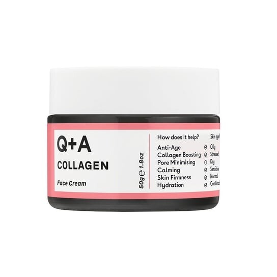 Укрепляющий крем с коллагеном, 50 мл Q+a, Collagen Face Cream
Укрепляющий крем с коллагеном, 50 мл Q+a, Collagen Face Cream