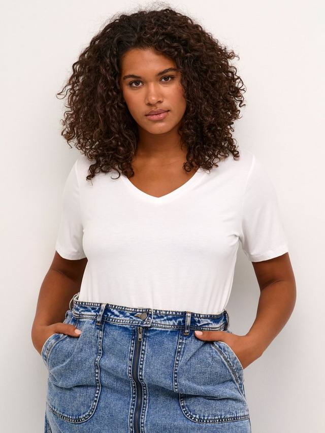 Футболка jena с коротким рукавом KAFFE Curve, белый
Футболка jena с коротким рукавом KAFFE Curve, белый