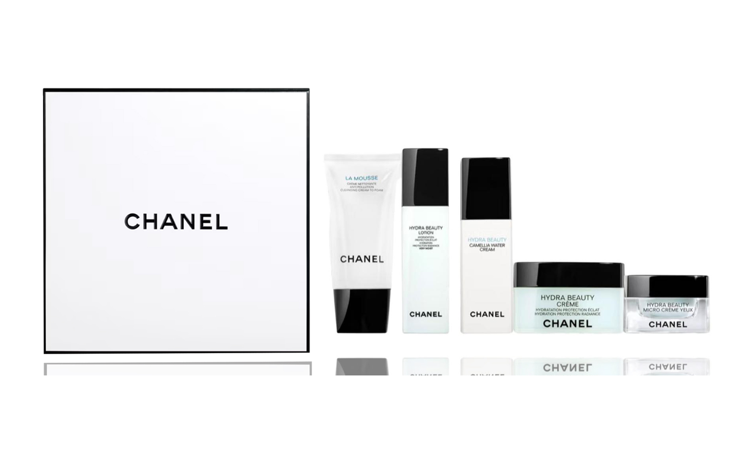 CHANEL Набор для ухода за кожей Camellia Eye Cream Cleanser увлажняющий и питающий комплект из пяти предметов
CHANEL Набор для ухода за кожей Camellia Eye Cream Cleanser увлажняющий и питающий комплект из пяти предметов