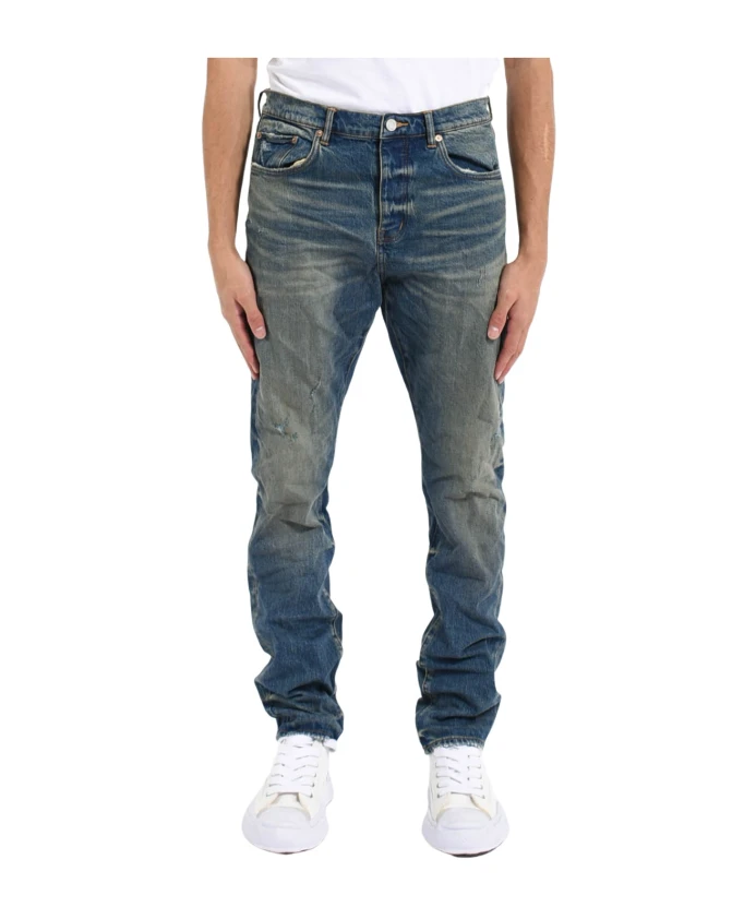 Джинсы с двухлетним эффектом потертости и выцветания Purple Brand, синий
Джинсы с двухлетним эффектом потертости и выцветания Purple Brand, синий