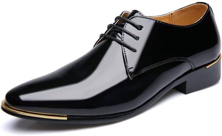 Мужские туфли из лакированной кожи с острым носком для официальных и повседневных мероприятий, свадьбы Waolsu, черный
Мужские туфли из лакированной кожи с острым носком для официальных и повседневных мероприятий, свадьбы Waolsu, черный