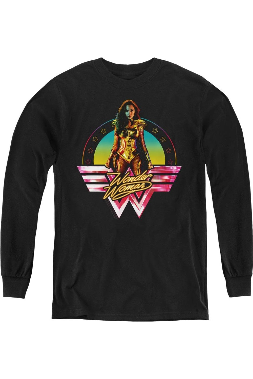 Футболка с длинным рукавом Wonder Woman 84 Color Pop для детей Gildan, черный
Футболка с длинным рукавом Wonder Woman 84 Color Pop для детей Gildan, черный