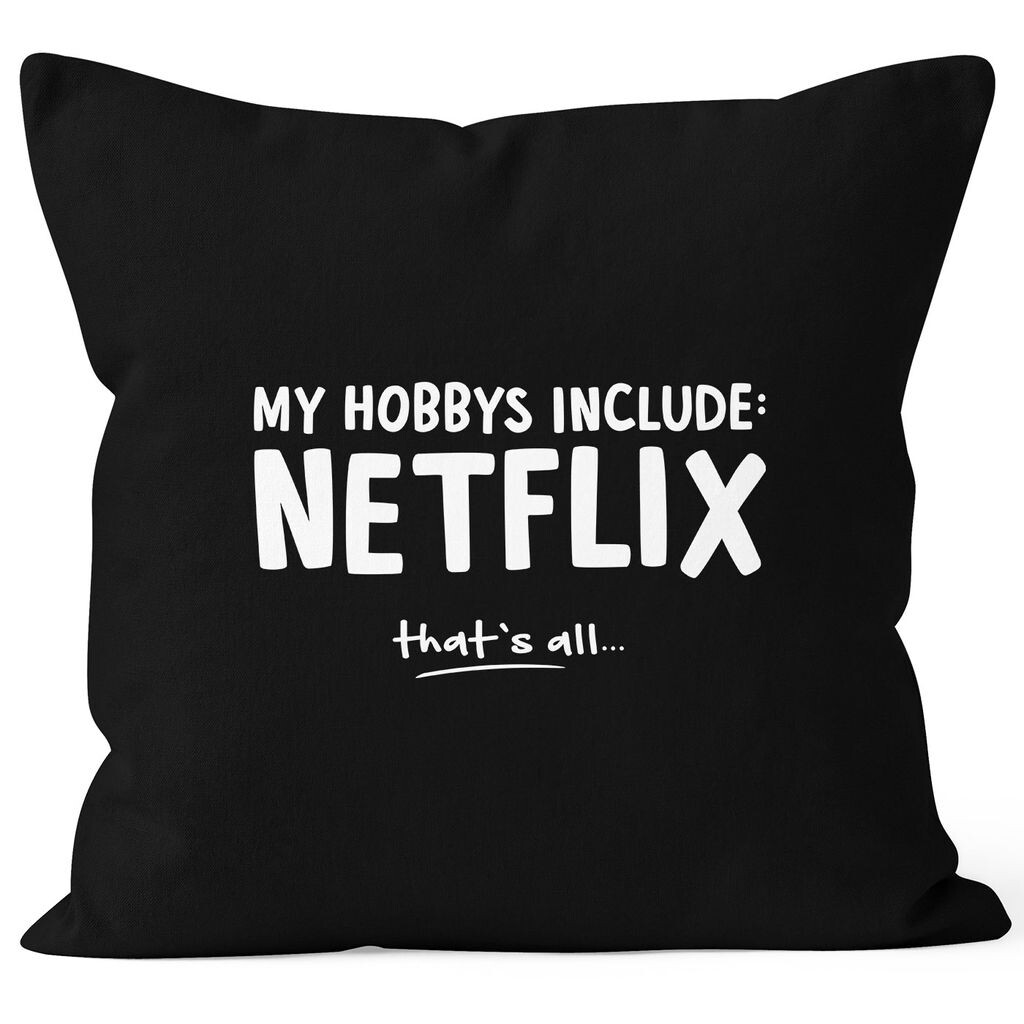 В комплект чехла My Hobby входят: Netflix. Вот и все. Чехол на декоративную подушку из хлопка MoonWorks черный, униразмер.
В комплект чехла My Hobby входят: Netflix. Вот и все. Чехол на декоративную подушку из хлопка MoonWorks черный, униразмер.