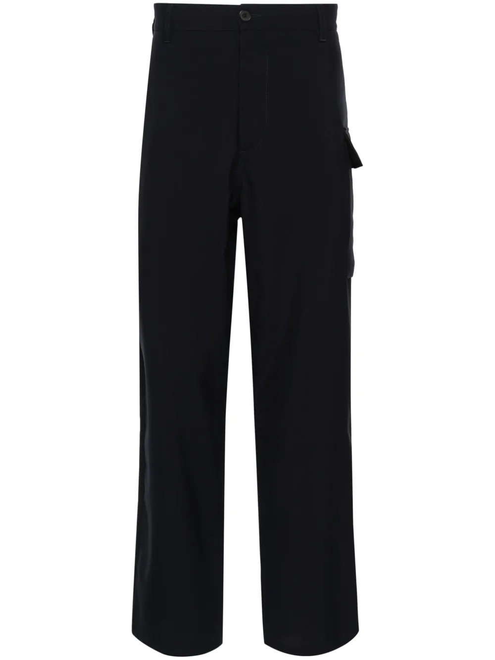 Шерстяные брюки прямого кроя Marni, синий
Шерстяные брюки прямого кроя Marni, синий