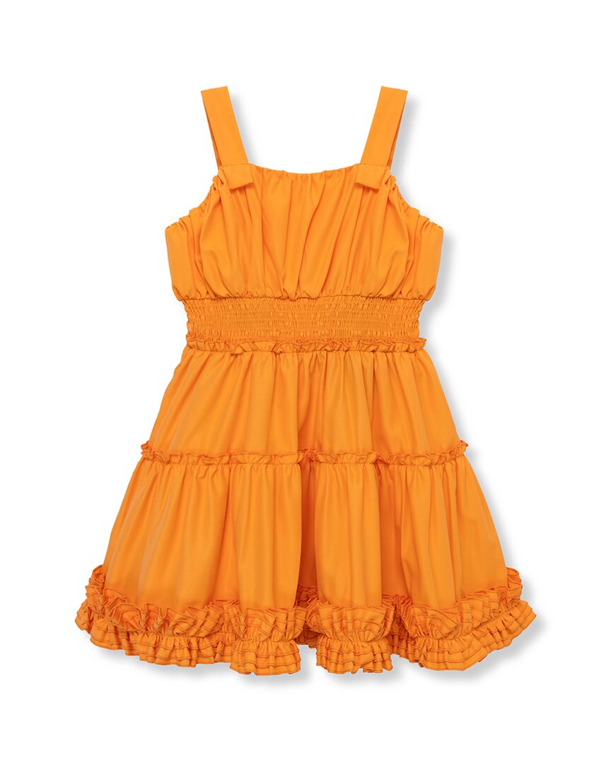 Привычное платье с оборками Habitual, оранжевый