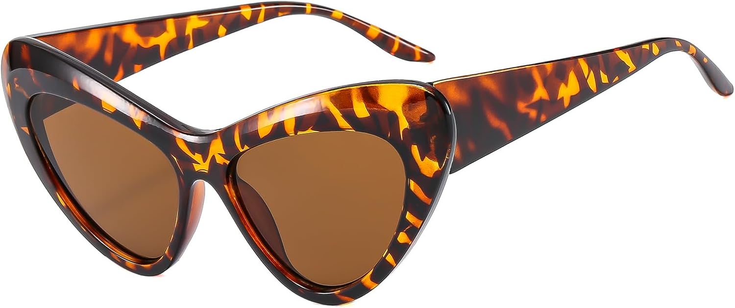 Модные солнцезащитные очки YAMEIZE «Кошачий глаз» — защита от УФ-излучения, винтажные очки «Кошачий глаз», для вождения, отдыха на природе, для женщин и мужчин, Leopard Brown
Модные солнцезащитные очки YAMEIZE «Кошачий глаз» — защита от УФ-излучения, винтажные очки «Кошачий глаз», для вождения, отдыха на природе, для женщин и мужчин, Leopard Brown