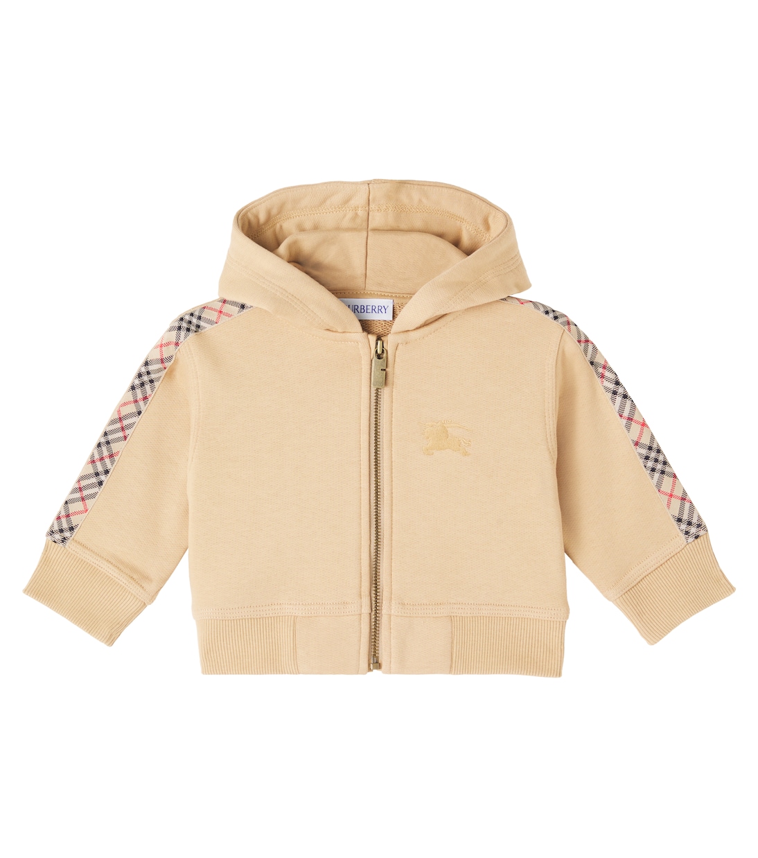 Детская толстовка с капюшоном из хлопкового флиса Burberry Check Burberry Kids, песочный
Детская толстовка с капюшоном из хлопкового флиса Burberry Check Burberry Kids, песочный