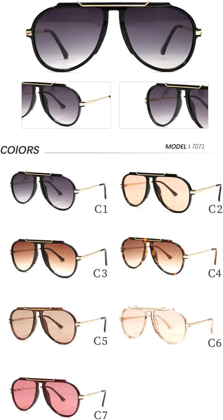 Солнцезащитные очки Willochra Fashion в металлической оправе овальной формы для женщин и мужчин, ретро-очки-пилот большого размера, модные солнцезащитные очки, C5
Солнцезащитные очки Willochra Fashion в металлической оправе овальной формы для женщин и мужчин, ретро-очки-пилот большого размера, модные солнцезащитные очки, C5