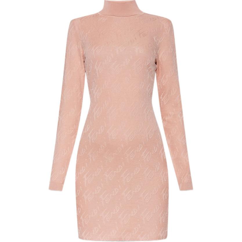 FENDI Женское платье с длинными рукавами розового цвета
FENDI Женское платье с длинными рукавами розового цвета
