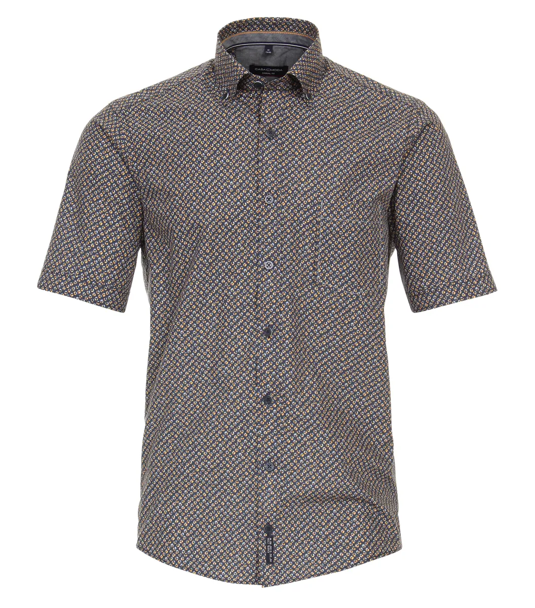 Рубашка CASAMODA с короткими рукавами "Повседневная рубашка CASAMODA с короткими рукавами и принтом ", синий
Рубашка CASAMODA с короткими рукавами "Повседневная рубашка CASAMODA с короткими рукавами и принтом ", синий