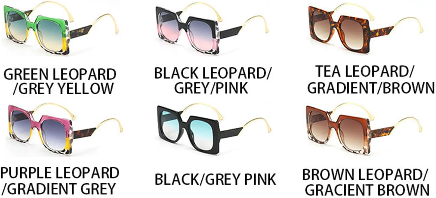 Солнцезащитные очки Helena Retro Trendy Square для женщин, большие, стильные, с градиентным переходом цвета, винтажные дизайнерские солнцезащитные очки UV400, C6
Солнцезащитные очки Helena Retro Trendy Square для женщин, большие, стильные, с градиентным переходом цвета, винтажные дизайнерские солнцезащитные очки UV400, C6