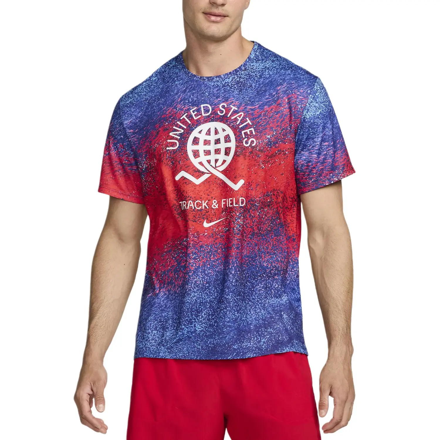 Футболка мужская ярко-красная Nike, красный
Футболка мужская ярко-красная Nike, красный