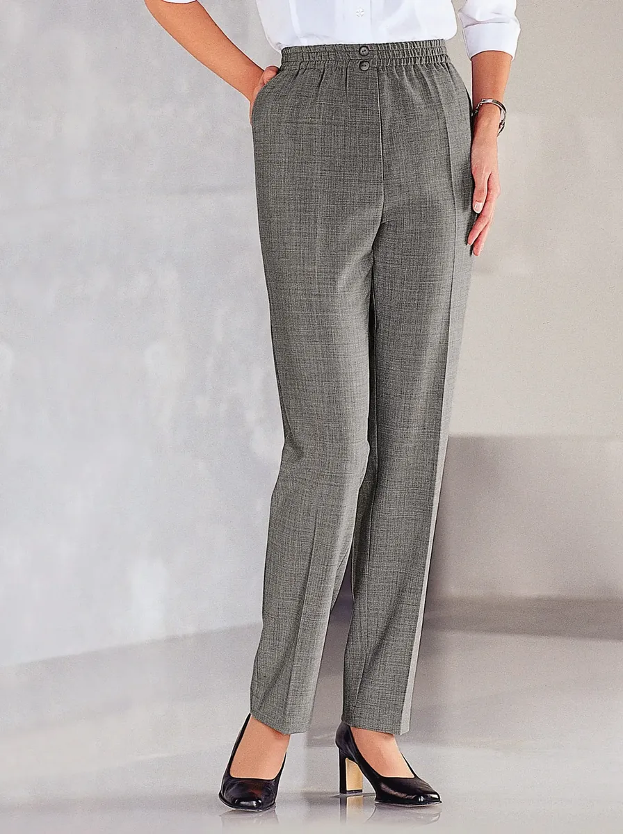 Классические брюки без застежки Classic, серый
Классические брюки без застежки Classic, серый