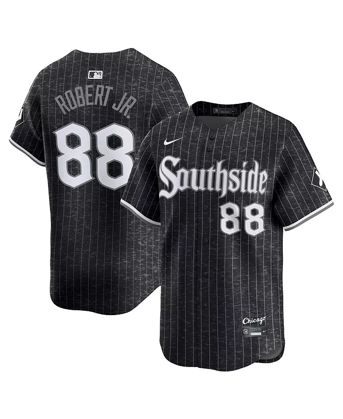 Мужская бейсбольная джерси Luis Robert Jr. Black Chicago White Sox City Connect Limited Player Nike
Мужская бейсбольная джерси Luis Robert Jr. Black Chicago White Sox City Connect Limited Player Nike