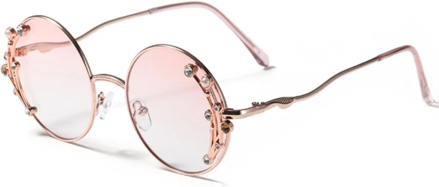 Мужские солнцезащитные очки в стиле ретро с круглыми заклепками и металлической оправой, модные женские солнцезащитные очки с градиентным переходом цвета, защита от УФ-излучения UV400 TKKTLLT, Gradient Pink
Мужские солнцезащитные очки в стиле ретро с круглыми заклепками и металлической оправой, модные женские солнцезащитные очки с градиентным переходом цвета, защита от УФ-излучения UV400 TKKTLLT, Gradient Pink