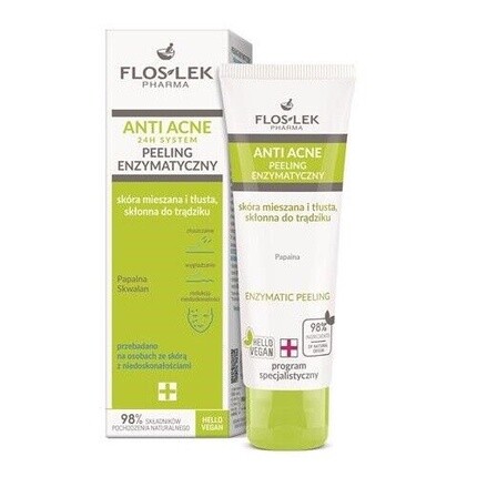 Floslek Anti Acne 24h System Энзимный пилинг 50мл Assorted
Floslek Anti Acne 24h System Энзимный пилинг 50мл Assorted