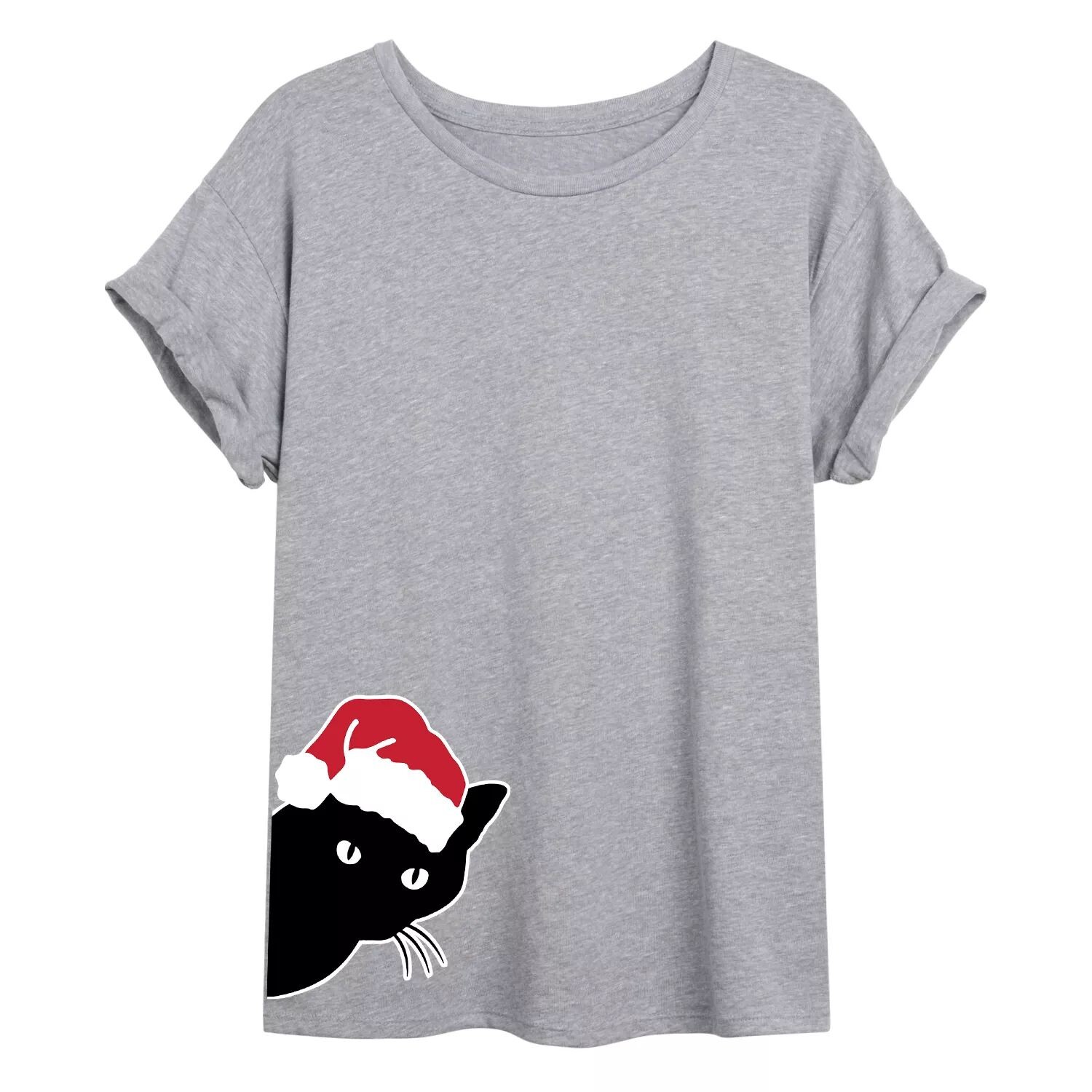 Детская футболка большого размера с рисунком Peeking Holiday Cat Licensed Character
Детская футболка большого размера с рисунком Peeking Holiday Cat Licensed Character