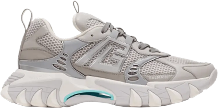 Кроссовки Balmain B-East PB Trainer 'Grey', серый 
Кроссовки Balmain B-East PB Trainer 'Grey', серый