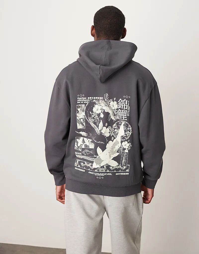 Толстовка ASOS DESIGN с принтом на спине и вышивкой на груди серого цвета
Толстовка ASOS DESIGN с принтом на спине и вышивкой на груди серого цвета