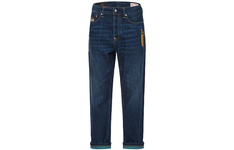 Джинсы мужские деним синие Evisu, синий
Джинсы мужские деним синие Evisu, синий