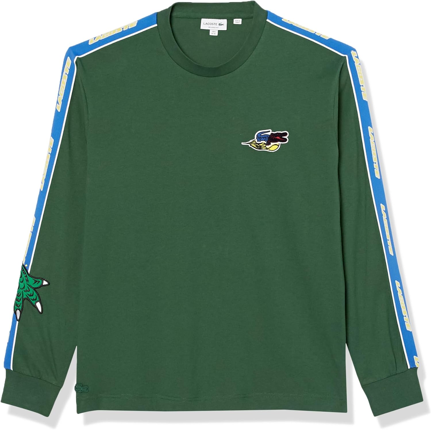 Мужская футболка с фирменной полосой Lacoste, Vert
Мужская футболка с фирменной полосой Lacoste, Vert