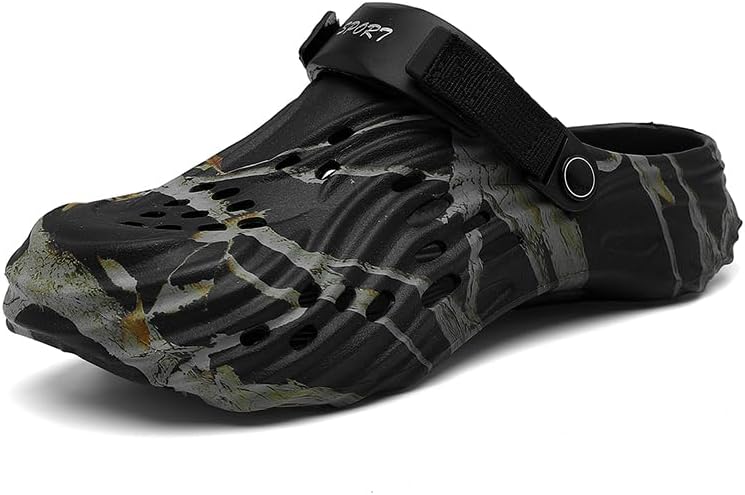 Мужские летние спортивные сандалии для активного отдыха на улице, водные пляжные туфли, повседневные шлепанцы, легкие и дышащие, модные шлепанцы для пар, регулируемый задний ремешок Miluoluo, черный
Мужские летние спортивные сандалии для активного отдыха на улице, водные пляжные туфли, повседневные шлепанцы, легкие и дышащие, модные шлепанцы для пар, регулируемый задний ремешок Miluoluo, черный