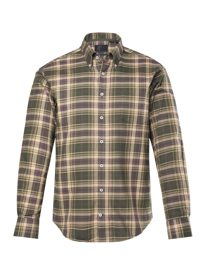 Оливково-зеленая рубашка JP1880
Оливково-зеленая рубашка JP1880