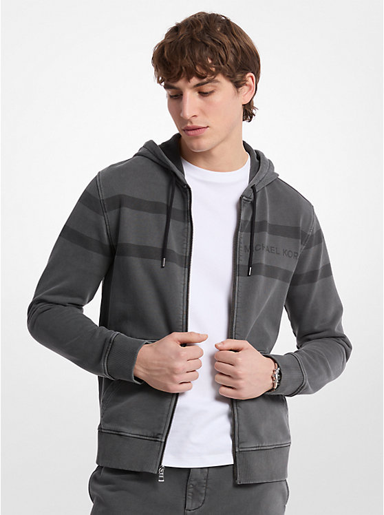Худи на молнии из хлопка с логотипом, окрашенное по готовому изделию Michael Kors, черный
Худи на молнии из хлопка с логотипом, окрашенное по готовому изделию Michael Kors, черный