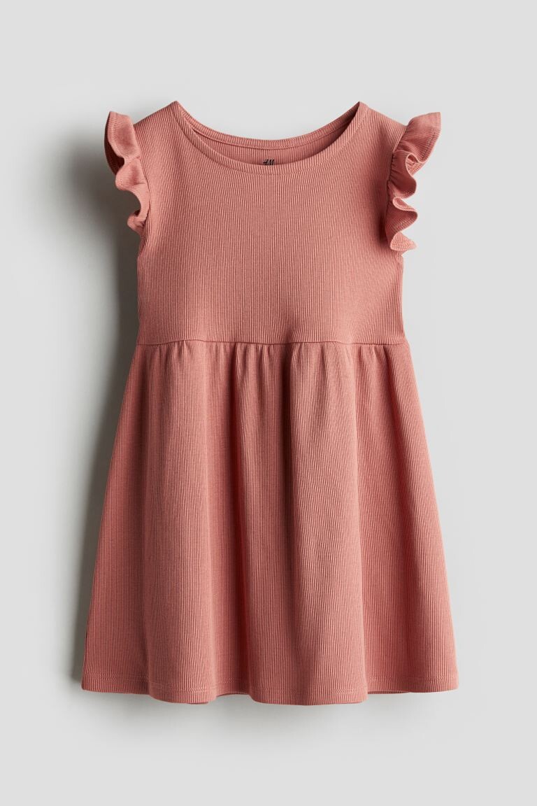 Платье из джерси в рубчик H&M, красный
Платье из джерси в рубчик H&M, красный