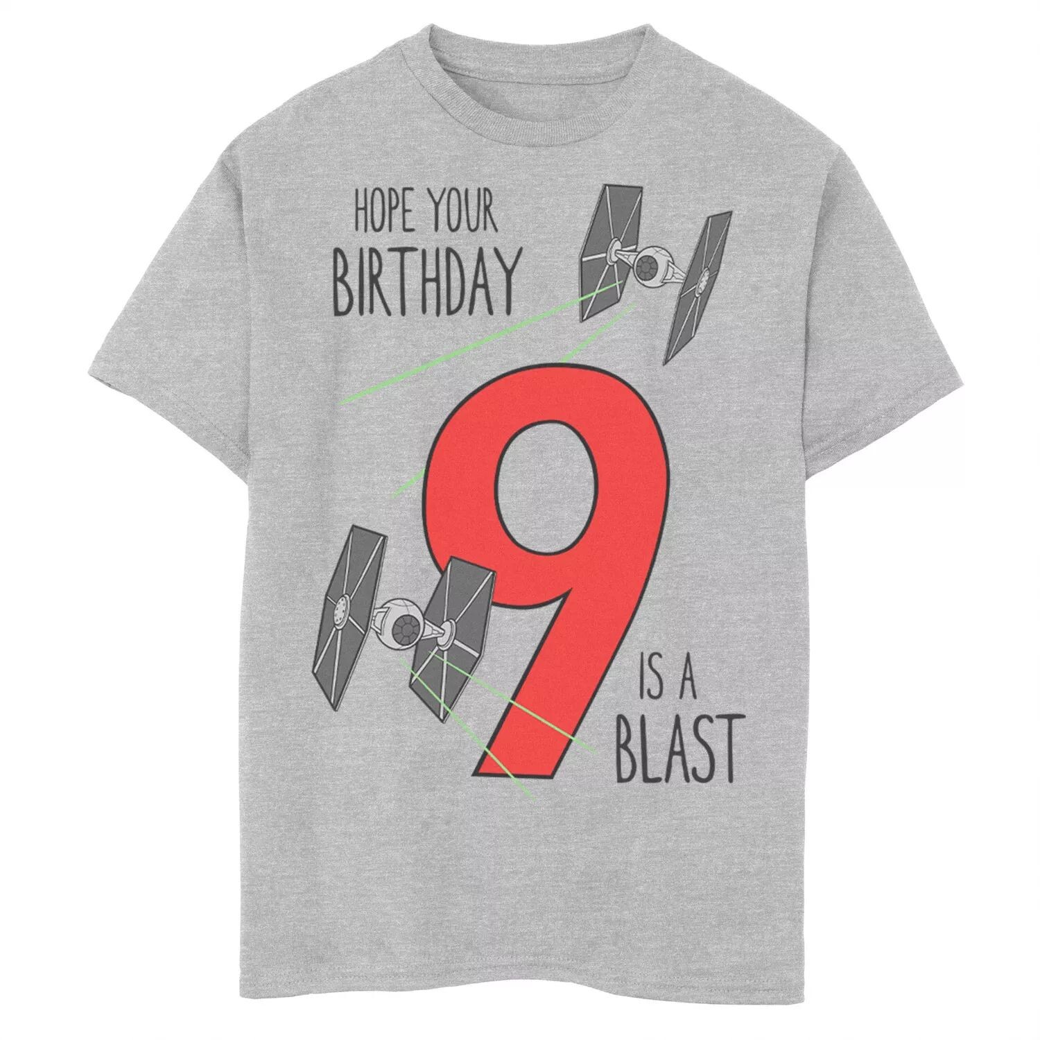 Футболка с рисунком «Девятый день рождения» для мальчиков 8–20 лет «Звездные войны» Tie Fighter Blast Star Wars
Футболка с рисунком «Девятый день рождения» для мальчиков 8–20 лет «Звездные войны» Tie Fighter Blast Star Wars