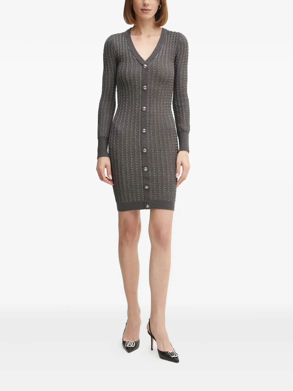 Платье миди фактурной вязки Guess Usa, серый
Платье миди фактурной вязки Guess Usa, серый