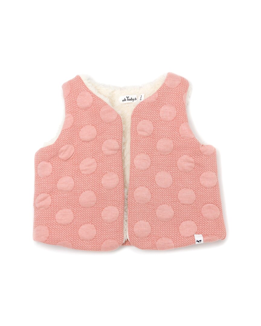 О детка! Реверсивный жилет Pucker Dot Oh baby!, розовый
О детка! Реверсивный жилет Pucker Dot Oh baby!, розовый