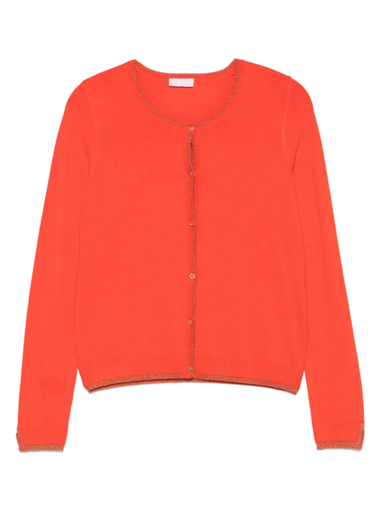 Кардиган тонкой вязки LIU JO, оранжевый
Кардиган тонкой вязки LIU JO, оранжевый