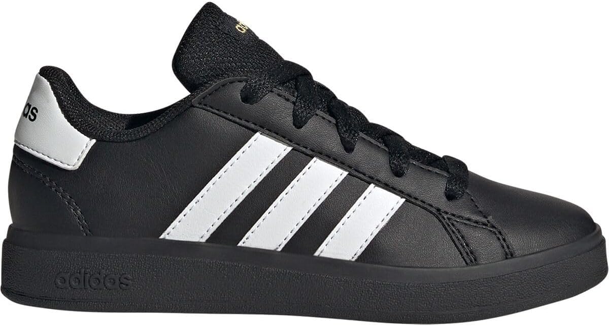 Детские кроссовки Adidas Grand Court 2.0 унисекс с эластичными шнурками и ремешком, белый/черный/золотой
Детские кроссовки Adidas Grand Court 2.0 унисекс с эластичными шнурками и ремешком, белый/черный/золотой