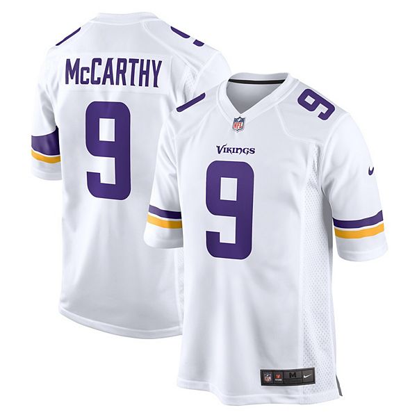 Мужская белая игровая футболка Minnesota Vikings jj mccarthy Nike
Мужская белая игровая футболка Minnesota Vikings jj mccarthy Nike