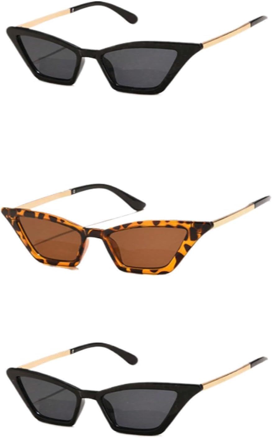 Солнцезащитные очки с защитой от УФ-излучения UV400 | Металлические треугольные очки "кошачий глаз" | Для женщин и мужчин, для занятий спортом на открытом воздухе и вождения DSVIGF, 3pcs Z06a
Солнцезащитные очки с защитой от УФ-излучения UV400 | Металлические треугольные очки "кошачий глаз" | Для женщин и мужчин, для занятий спортом на открытом воздухе и вождения DSVIGF, 3pcs Z06a