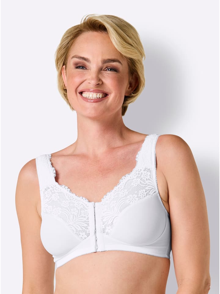 Бюстгальтер с застежкой спереди без косточек, белый цвет WITT WEIDEN
Бюстгальтер с застежкой спереди без косточек, белый цвет WITT WEIDEN