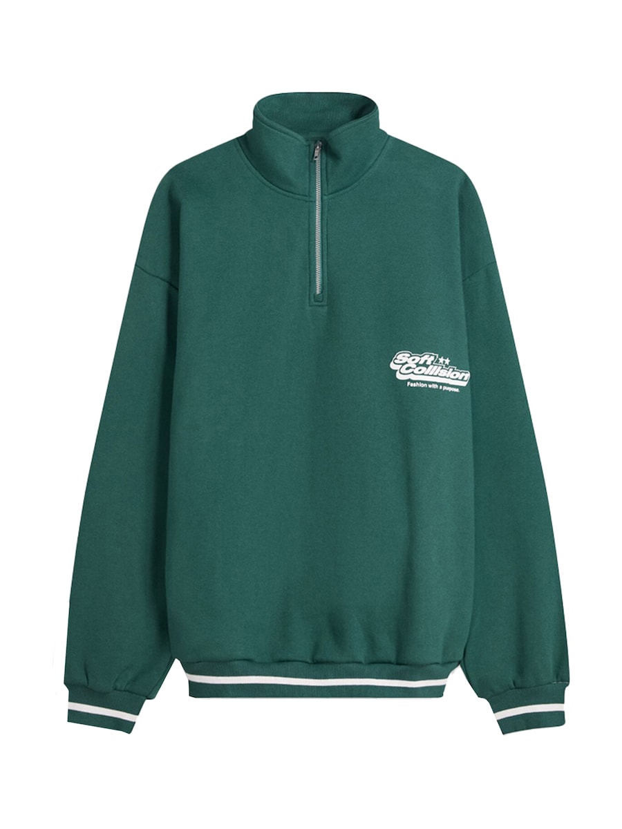 Толстовка Bershka, зеленый
Толстовка Bershka, зеленый