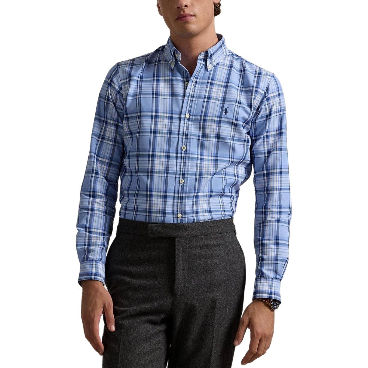 Polo Ralph Lauren Мужская синяя рубашка
Polo Ralph Lauren Мужская синяя рубашка