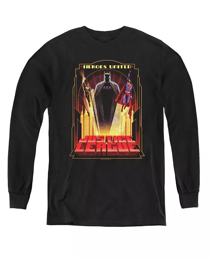 Длинные рукава толстовка Boys of America Youth Heroes United Justice League, черный
Длинные рукава толстовка Boys of America Youth Heroes United Justice League, черный